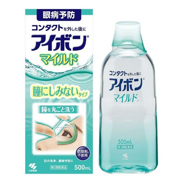 日本KOBAYASHI小林制药 洗眼液 #绿色 清凉度0 500ml 清洁眼睛 缓解眼疲劳 - 亚米网