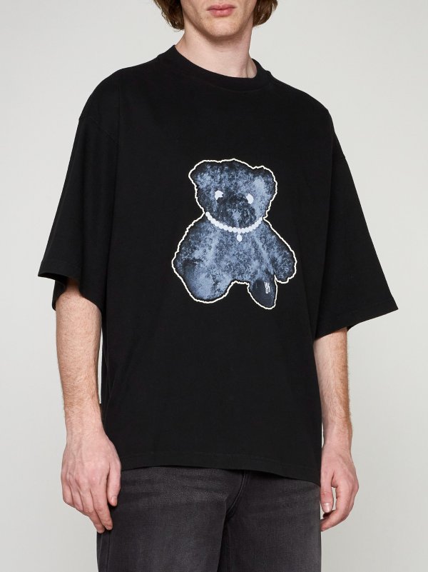 Pearl Necklace Teddy cotton t-shirt
