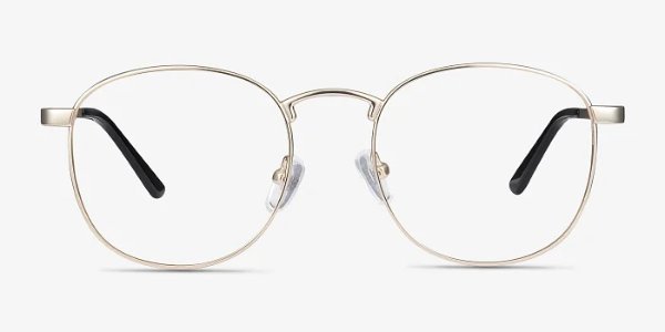 St Michel | Golden Metal Eyeglasses | EyeBuyDirect