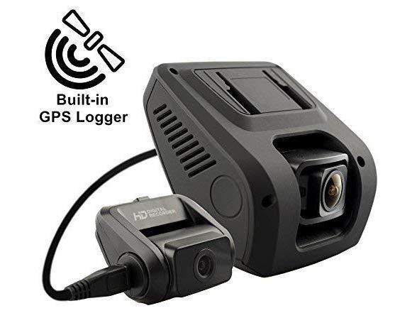 V1LG 1080p 双摄 带GPS 行车记录仪