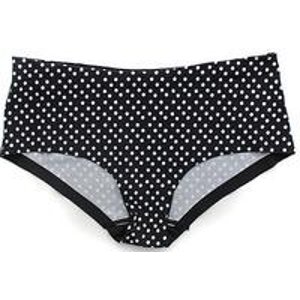  Dotted Print Hipster Panties