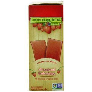 Stretch Island Original Fruit Leather, Summer Strawberry, 0.5-Ounce Bars (Pack of 30)