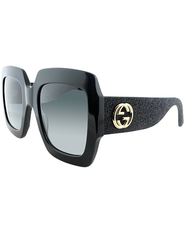 Women's GG0102S 54mm Sunglasses / Gilt