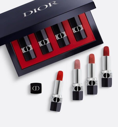 Rouge Dior Set - Limited Edition Gift set - case of 4 mini lipsticks