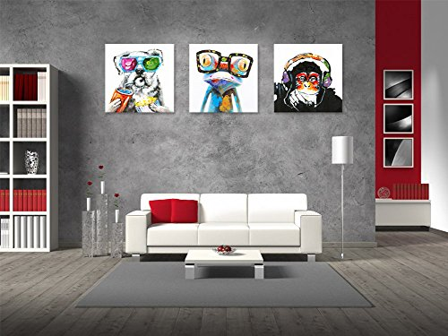 Visual Art Decor XXLarge Animals Canvas Wall Art