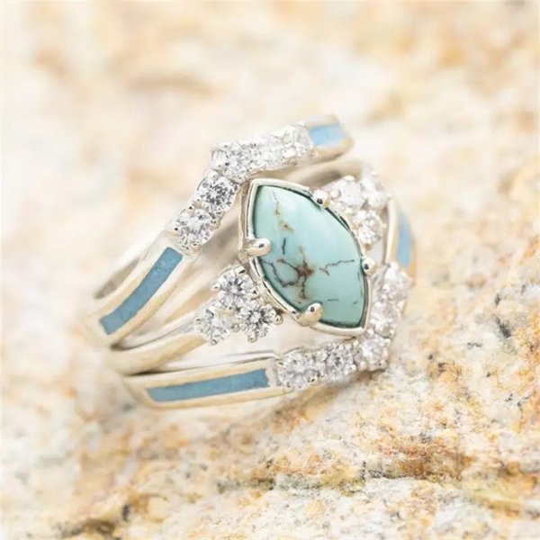 jewelry for women Exquisite Hollow Out Ring Women Engagement Wedding  Jewelry Accessories Gift 