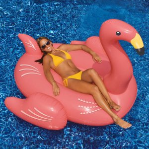 2 Swimline Giant Flamingo Pool Float