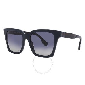 BurberryMaple Blue Gradient Square Ladies Sunglasses BE4335 39884L 53