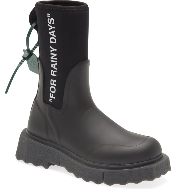 Sponge Sole Waterproof Rain Boot (Women)