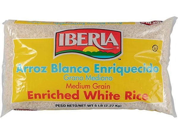 Medium Grain White Rice, 5 Pounds