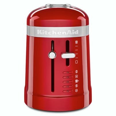 Empire Red 2 Slice Long Slot Toaster with High-Lift Lever KMT3115ER | KitchenAid