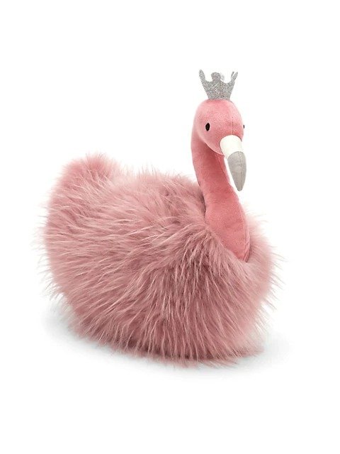 Fancy Pink Flamingo Plush Toy