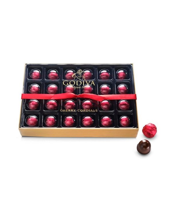 Cherry Cordial Gift Box, 24 Piece