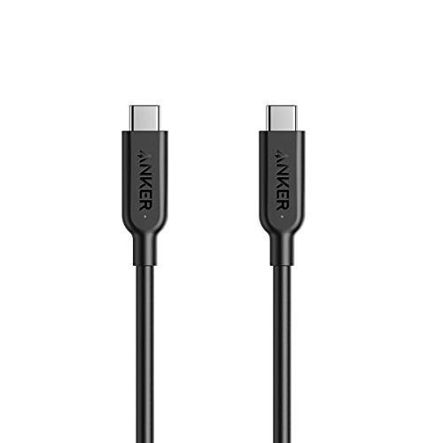Anker Powerline II USB-C to USB-C 3.1 Gen 2 Cable (3ft) with Power Delivery, for Apple MacBook, Huawei Matebook, iPad Pro 2018, Chromebook, Pixel, Switch, and More Type-C Devices/Laptops