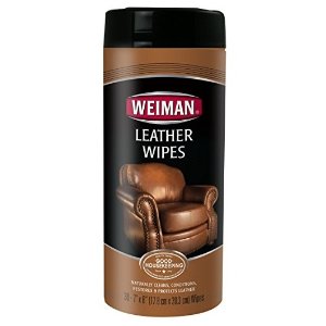 Weiman Leather Wipes - Cleaner & Conditioner, 30 count