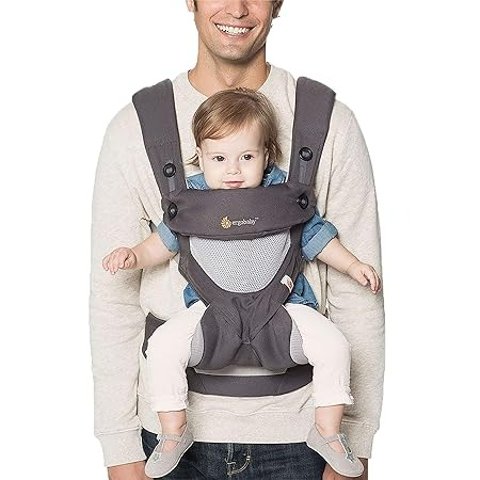 低至$74.99 多数又降价Ergobaby 宝宝背带特卖 多种背法，配合宝宝成长需要