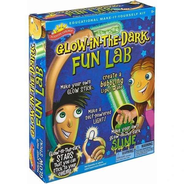 Scientific Explorer Glow in The Dark Fun Lab Kids Science Experiment Kit