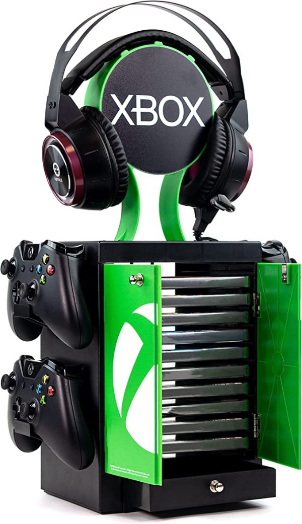 Xbox Series X 游戏机柜+配件置物架