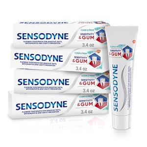 Sensodyne平均$3.56/支敏感性牙齿牙龈护理款 3.4oz 4只入