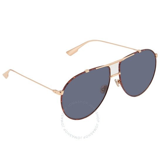 Christian Dior Blue Antiglare Aviator Ladies Sunglasses DIORMONSIEUR106JA963
