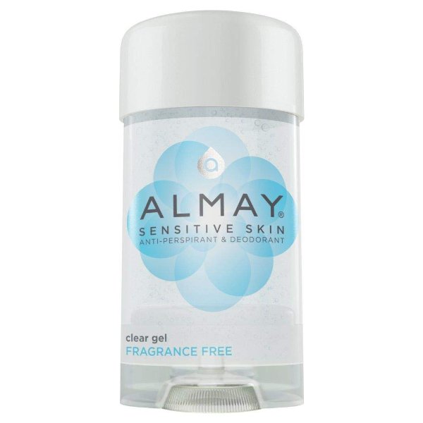 Deodorant for Women by Almay, Gel Antiperspirant, Hypoallergenic, Dermatologist Tested for Sensitive Skin, Fragrance Free, 2.25 Oz Brand: Almay