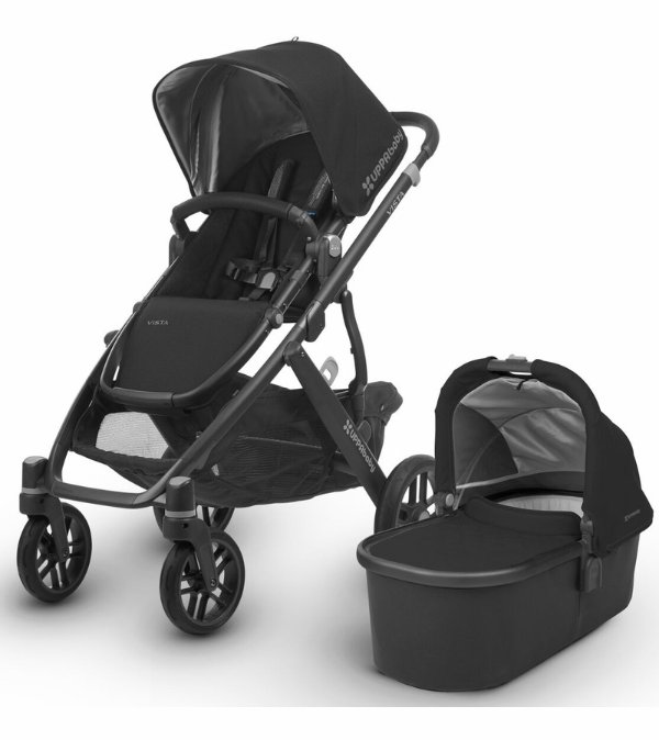 2018 / 2019 Vista Stroller - Jake (Black/Carbon/Black Leather)