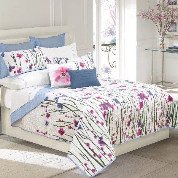 Retiro Multicolor Reversible Floral 3 Piece Quilt SetRetiro Multicolor Reversible Floral 3 Piece Quilt SetRatings & ReviewsCustomer PhotosQuestions & AnswersShipping & ReturnsMore to Explore
