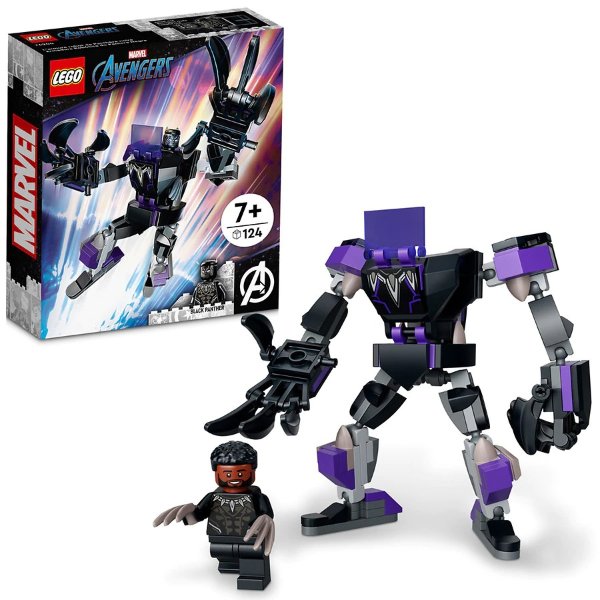 Super Heroes Black Panther Mech Armor 76204 