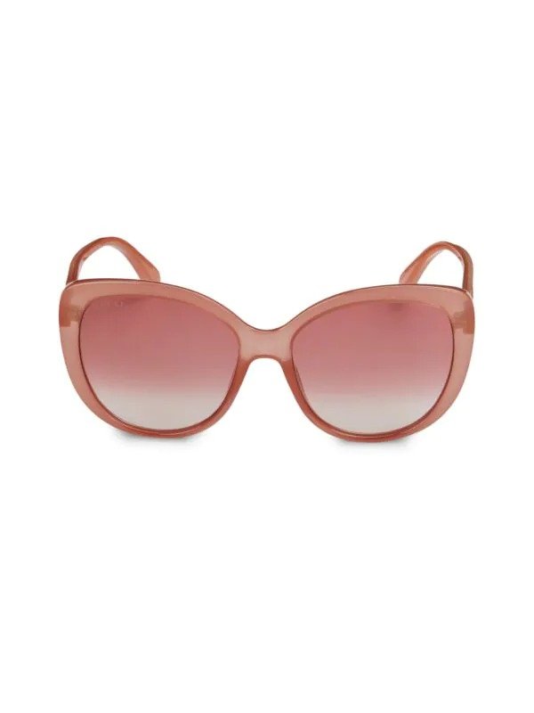 ​57MM Round Cat Eye Sunglasses