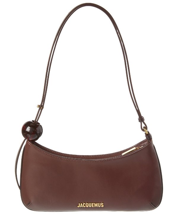 Le Bisou Perle Leather Hobo Bag / Gilt