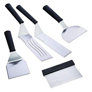 CGS-509 Stainless Steel, Griddle Spatula Set, 5-Piece