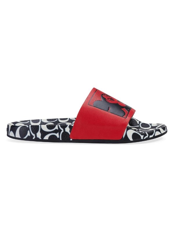 x Keith Haring Mickey Rubber Slides