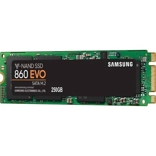 860 EVO 250 GB Internal SSD - M.2 2280 - MZ-N6E250BW - SATA 6Gb/s