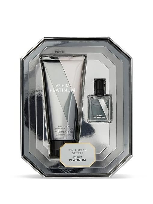 Platinum Mini Fragrance Duo Gift Set: Mini Cologne & Travel Lotion