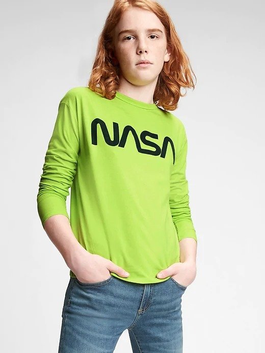 Teen | Nasa Recycled Oversized Graphic T-Shirt