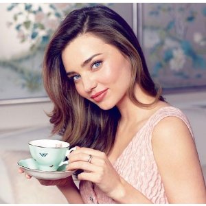 Royal Albert Blessings 3-Piece Teacup, Saucer and Plate Set Designed by Miranda Kerr