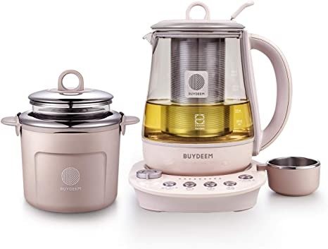 K2693 Health Pot,Health-Care Beverage Tea Maker and Kettle, 9-in-1 Programmable Brew Cooker Master, 1.5 L, Pink