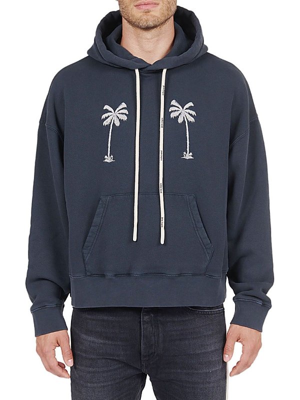 Palm cotton hoodie
