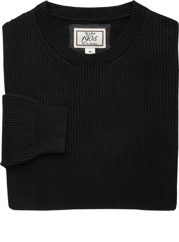 1905 Collection Cotton Crewneck Sweater CLEARANCE - Clearance Sweaters | Jos A Bank