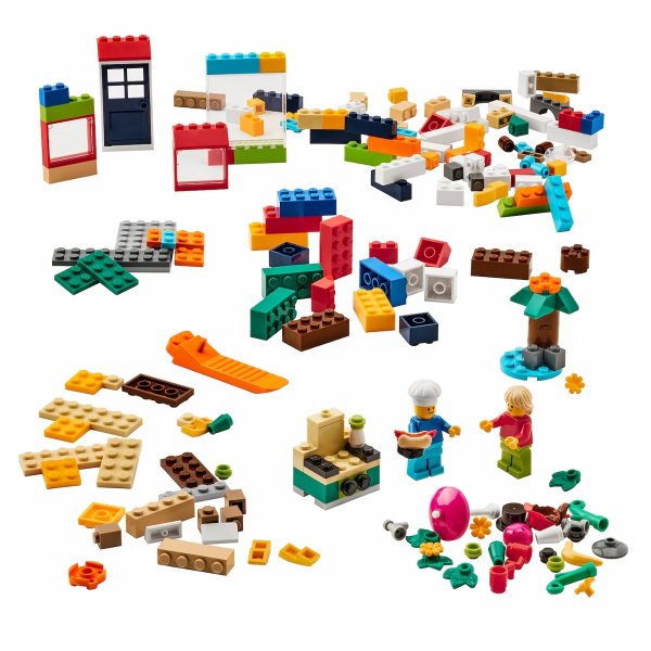 BYGGLEK 201-piece LEGO® brick set - mixed colors - IKEA