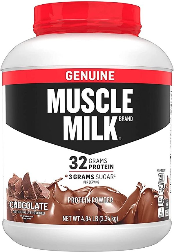Milk Genuine Protein Powder, Chocolate, 32g Protein, 4.94 Pound, 32 Servings