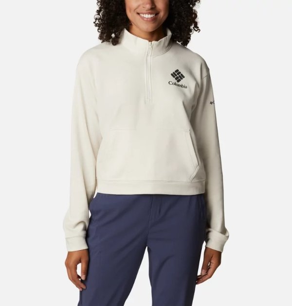 Women's Columbia Trek™ French Terry Half Zip Sweatshirt 女款半拉链运动衫
