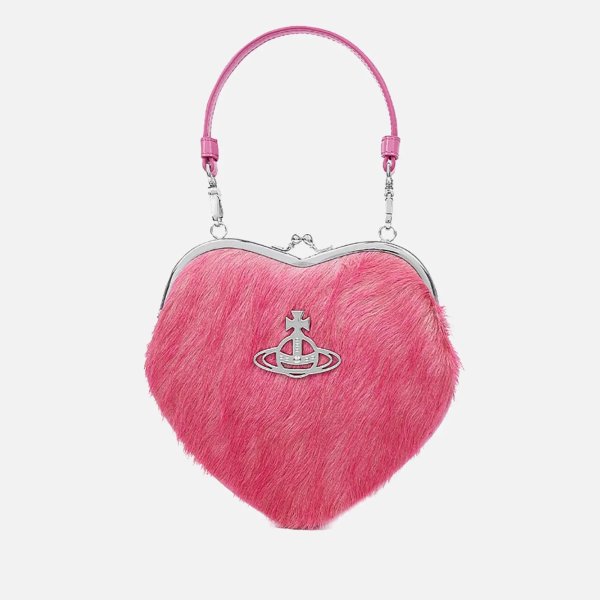 Women's Belle Heart Frame Purse - Pink