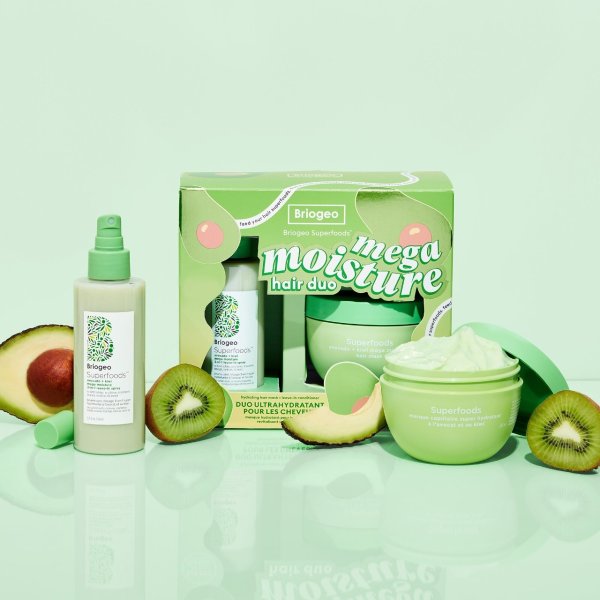 Superfoods Leave-In Conditioner & Hair Mask Gift Set
