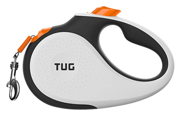 TUG Patented 360° Tangle-Free, Heavy Duty Retractable Dog Leash with Anti-Slip Handle