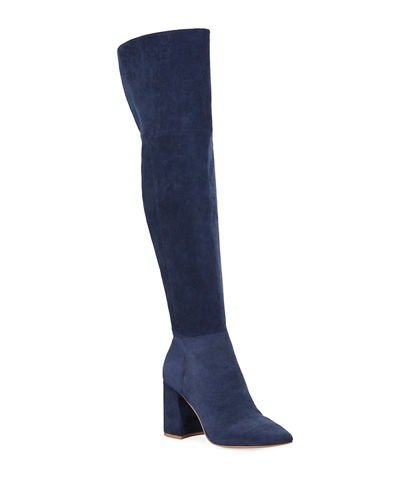 Tall Stretch Microsuede Boots