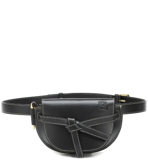 Gate leather belt bag