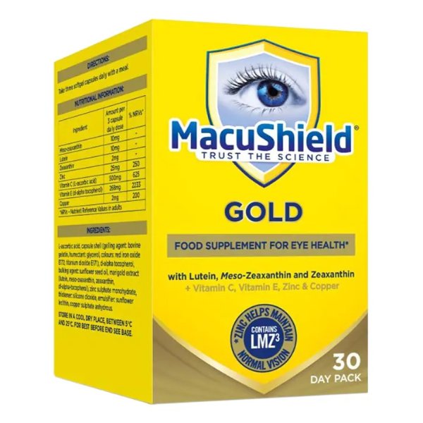 MacuShield 护眼胶囊黄金配方 30 Capsules