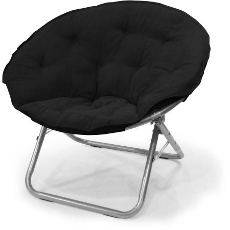 Large Microsuede Saucer Chair, Multiple Colors - Walmart.com