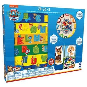 3-in-1 Paw Patrol Wood Activity Center
